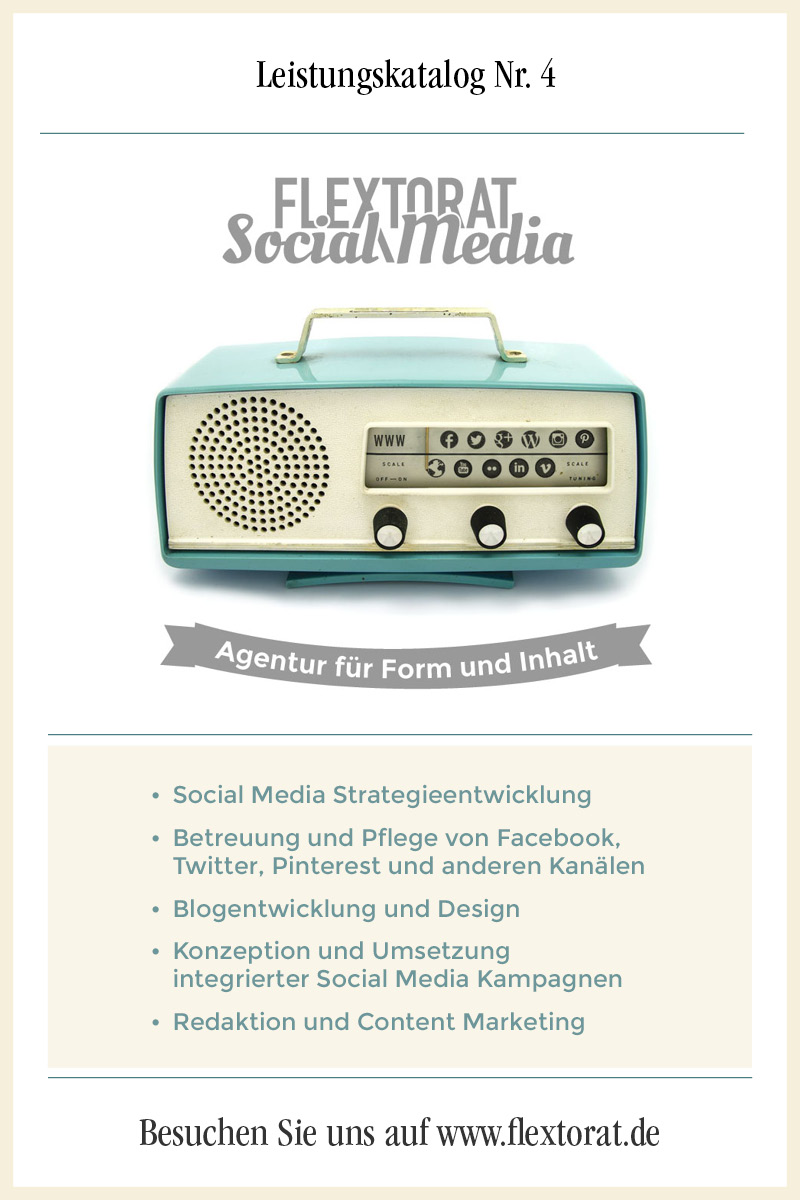 Leistungskatalog Nr. 4 | Social Media